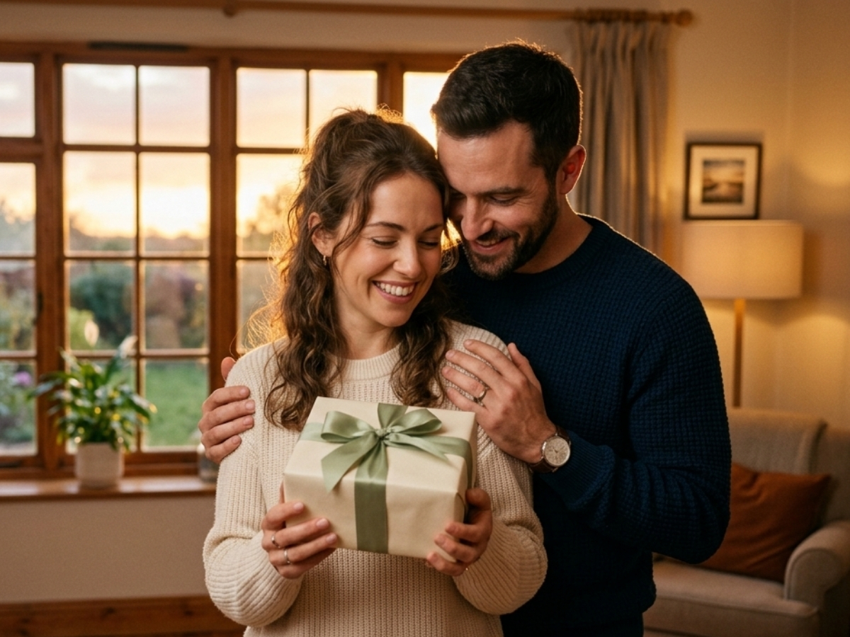 A surprise gift being given for no particular occasion at all